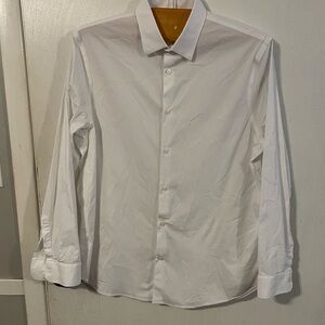Express slim xl men’s‎ white button down dress shirt